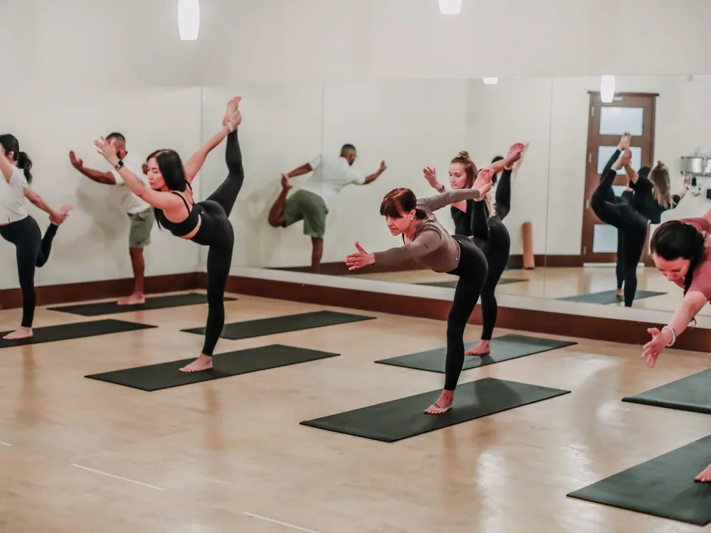 A group class practising together in a South Edmonton practice room.